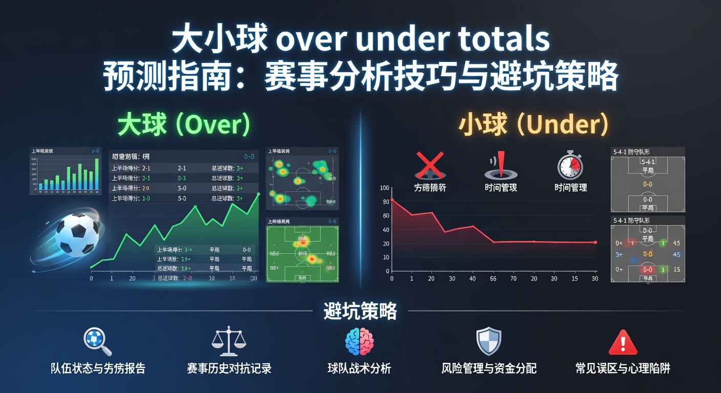 大小球 over under totals 预测指南：赛事分析技巧