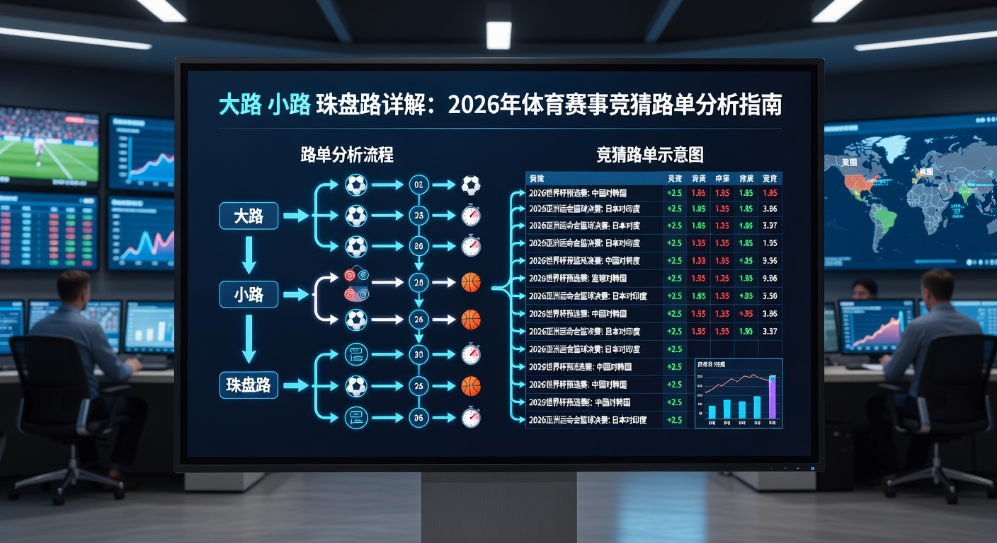 大路小路珠盘路：赛事竞猜路单分析技巧