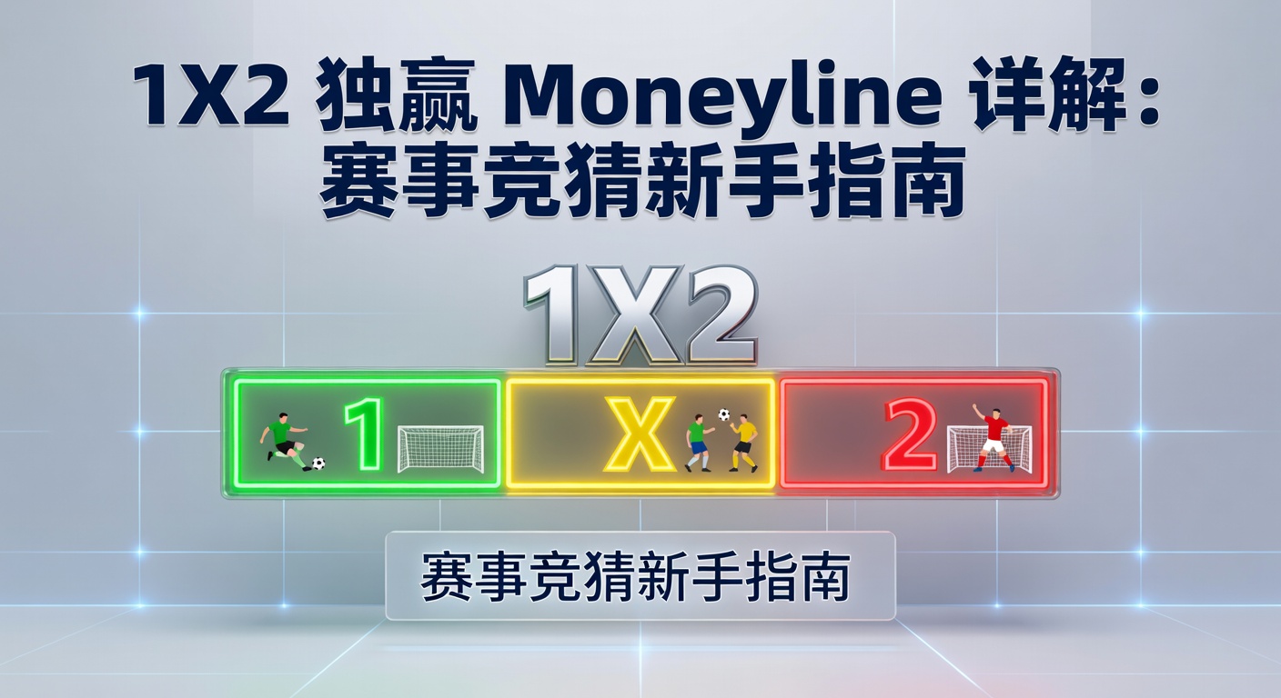 1X2 独赢 Moneyline 投注详解：足球赛事分析策略