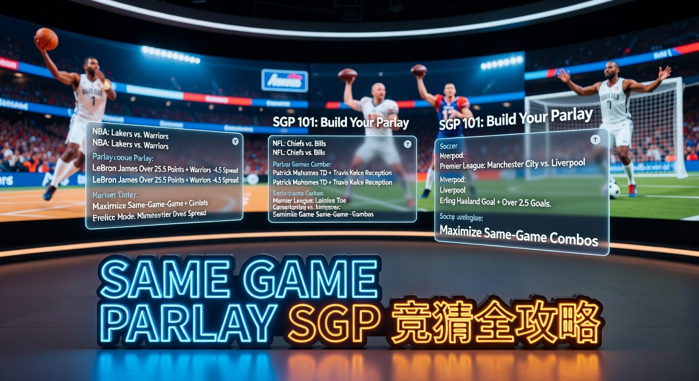 Same Game Parlay SGP 赛事竞猜指南：技巧与避坑