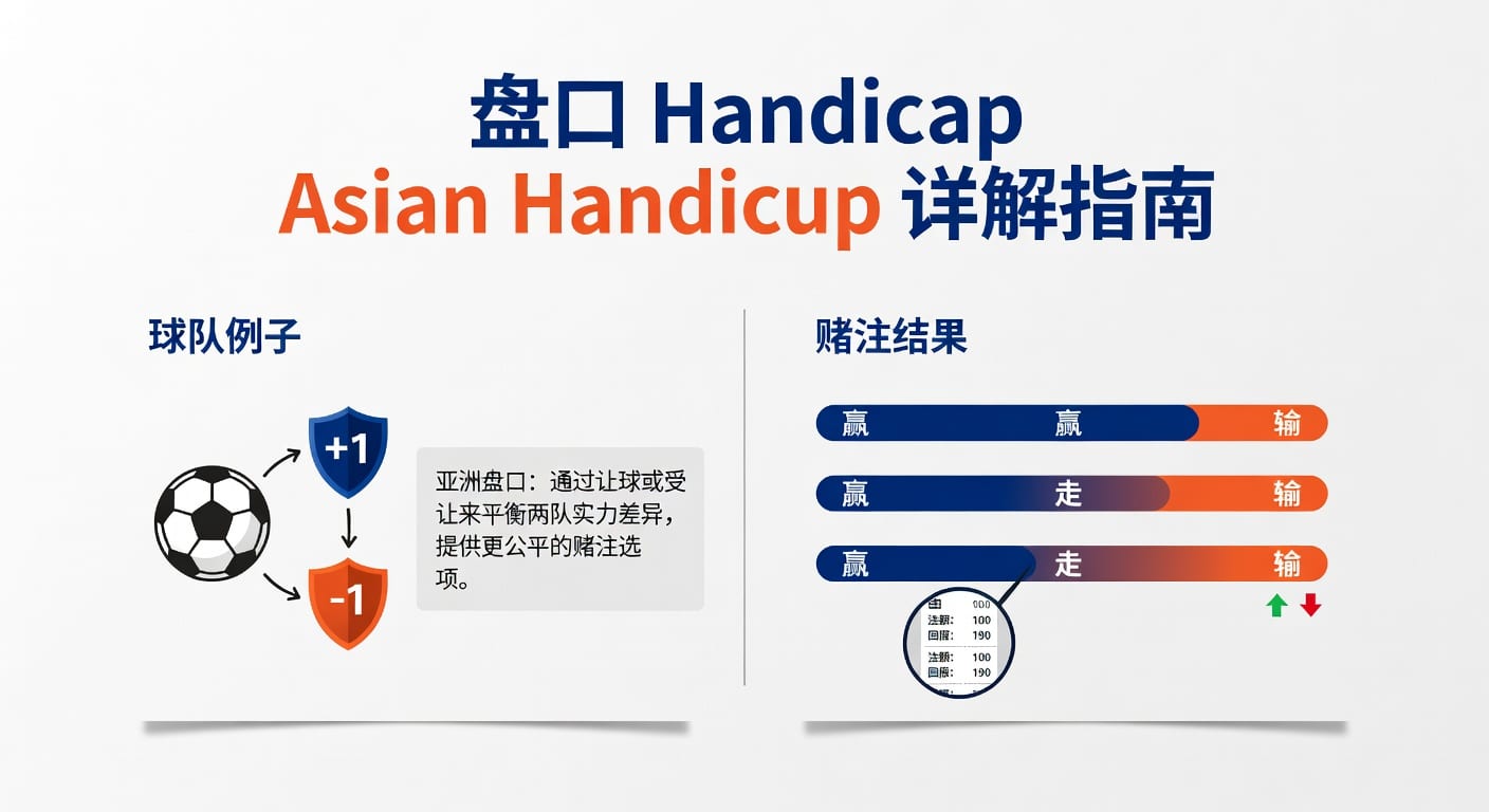 盘口 Handicap Asian Handicap 详解：赛事分析必备
