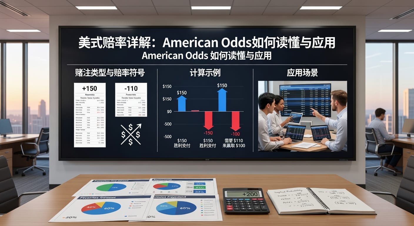 美式赔率 american odds 入门与换算实战｜伟德体育官网