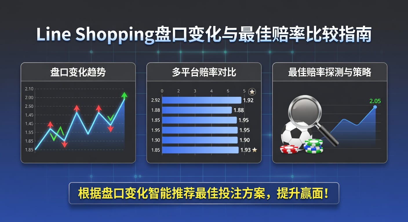 line shopping 盘口变化与最佳赔率比较