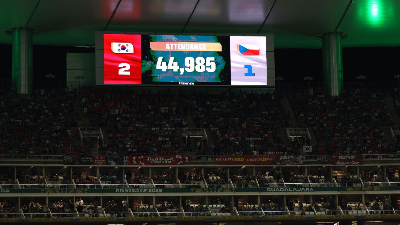 FIFA为韩国对捷克观众人数统计辩护